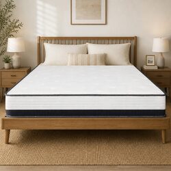 Double Pocket Spring Mattress – 188cm x 138cm, 5-Zone Design