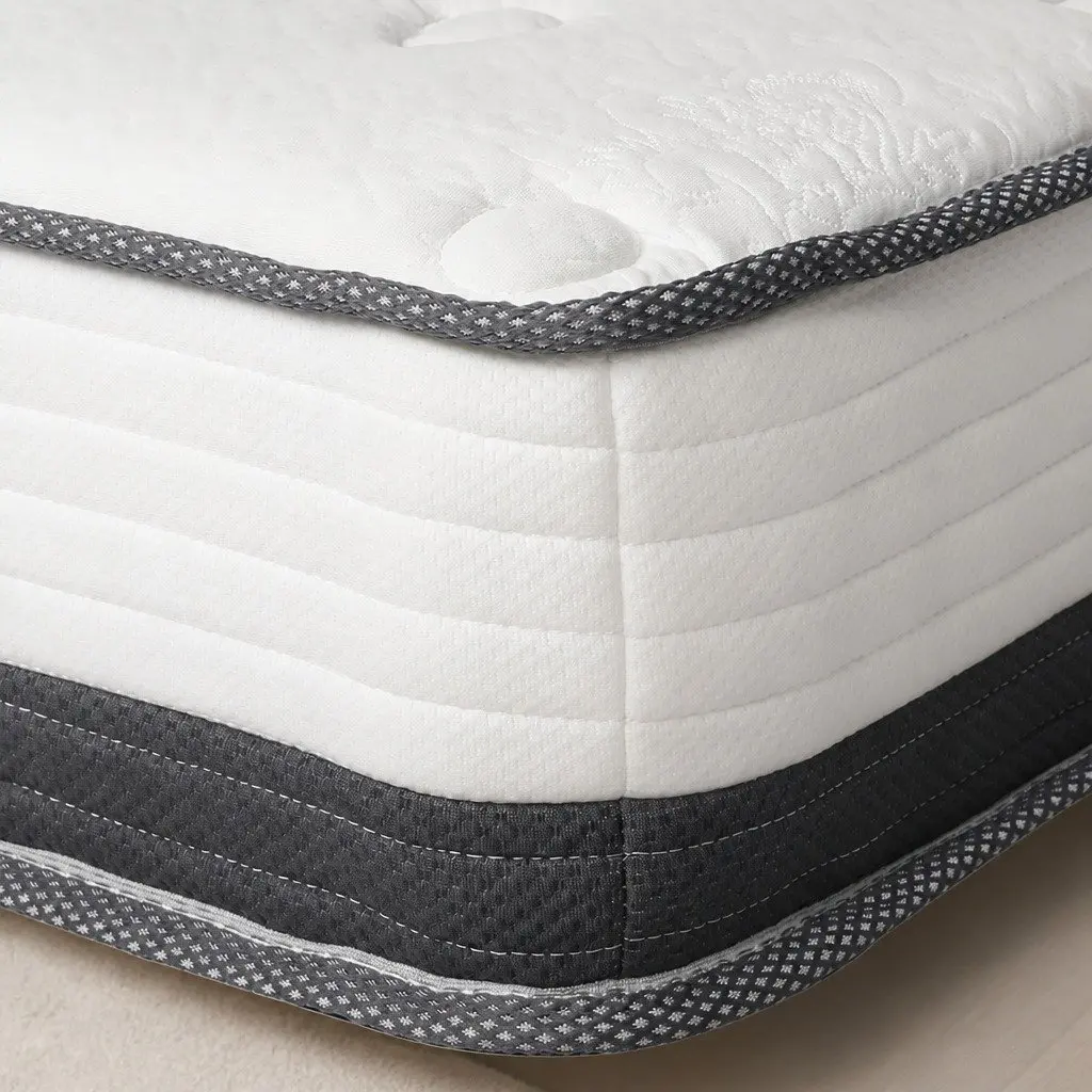 Single Pocket Spring Mattress 21cm HD Foam Medium Firm Bed Sleep Comfort