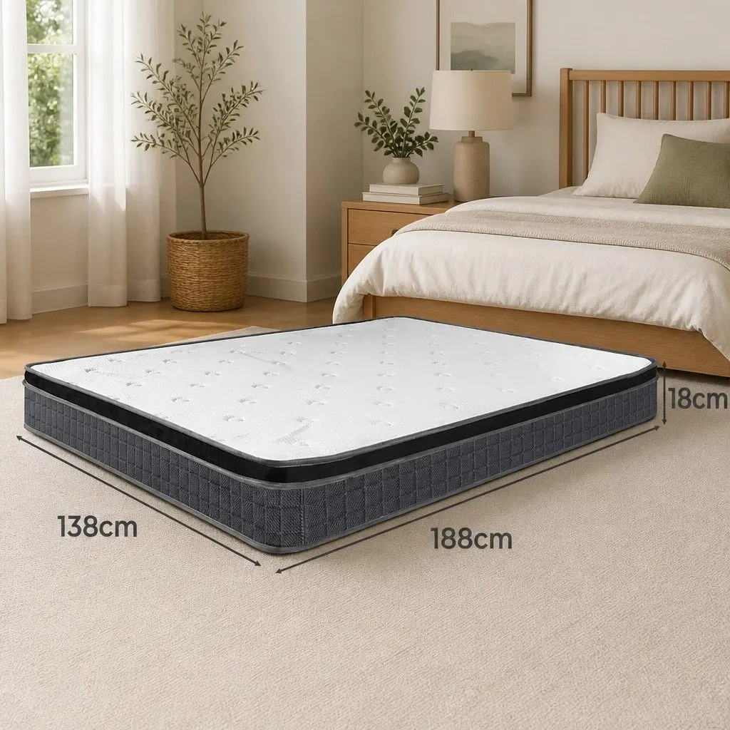 Double Bonnell Spring Mattress Medium Firmness Double Size