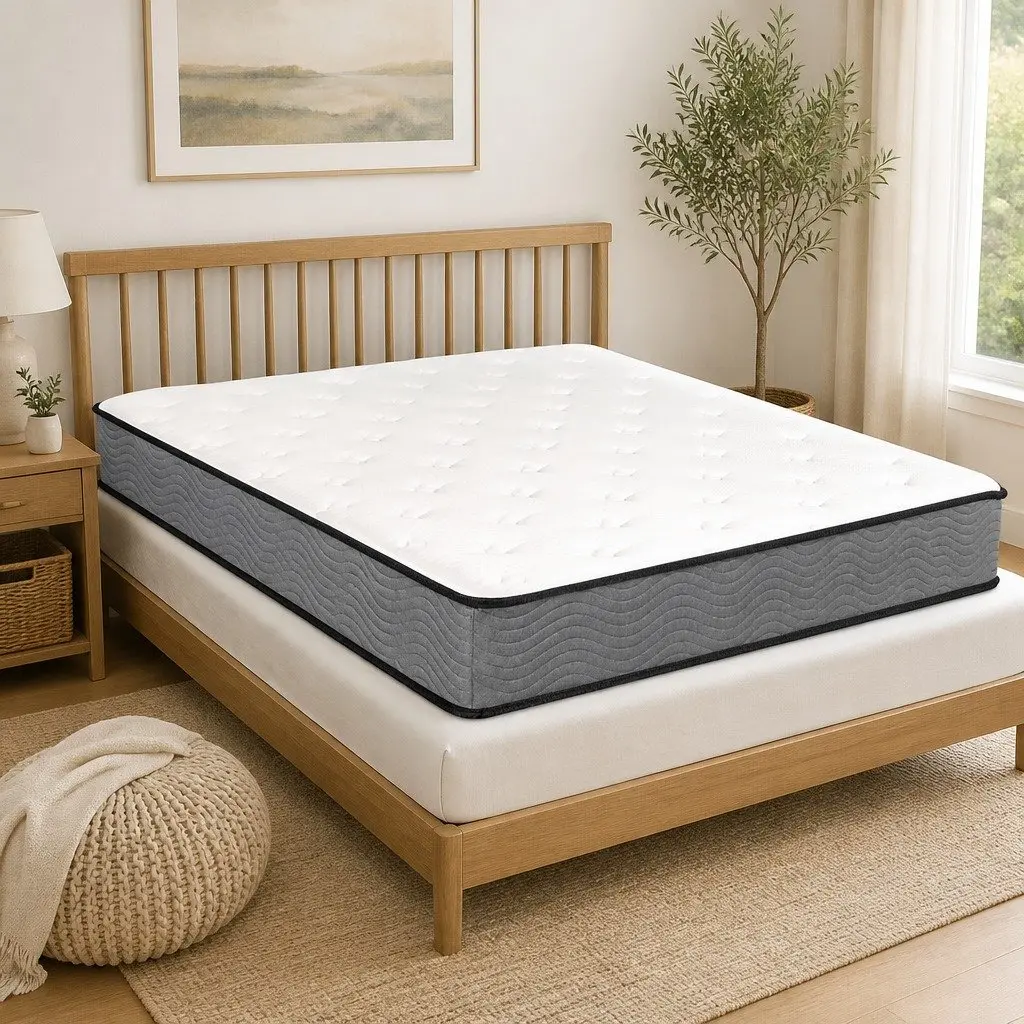 Queen Pocket Spring Mattress for Supportive Sleep 203cm x 153cm x 23cm