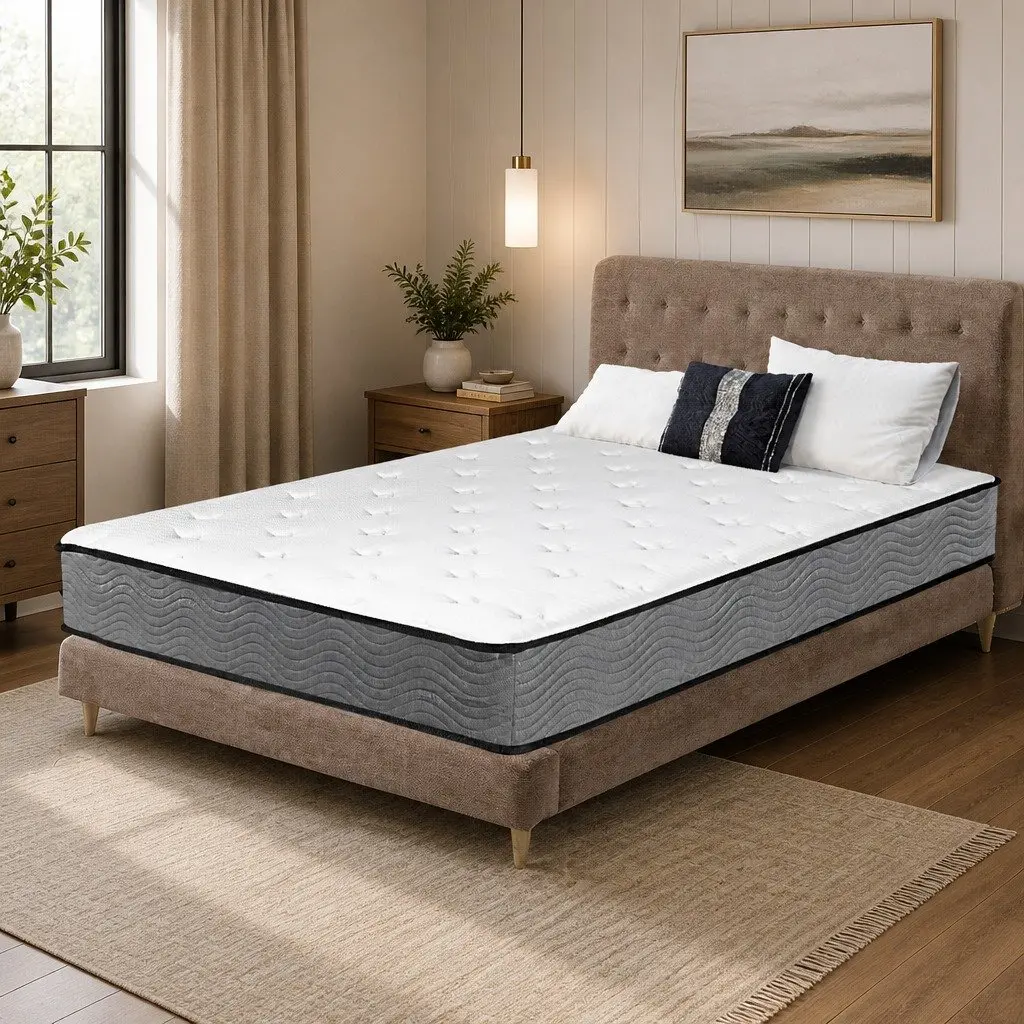 Queen Pocket Spring Mattress for Supportive Sleep 203cm x 153cm x 23cm