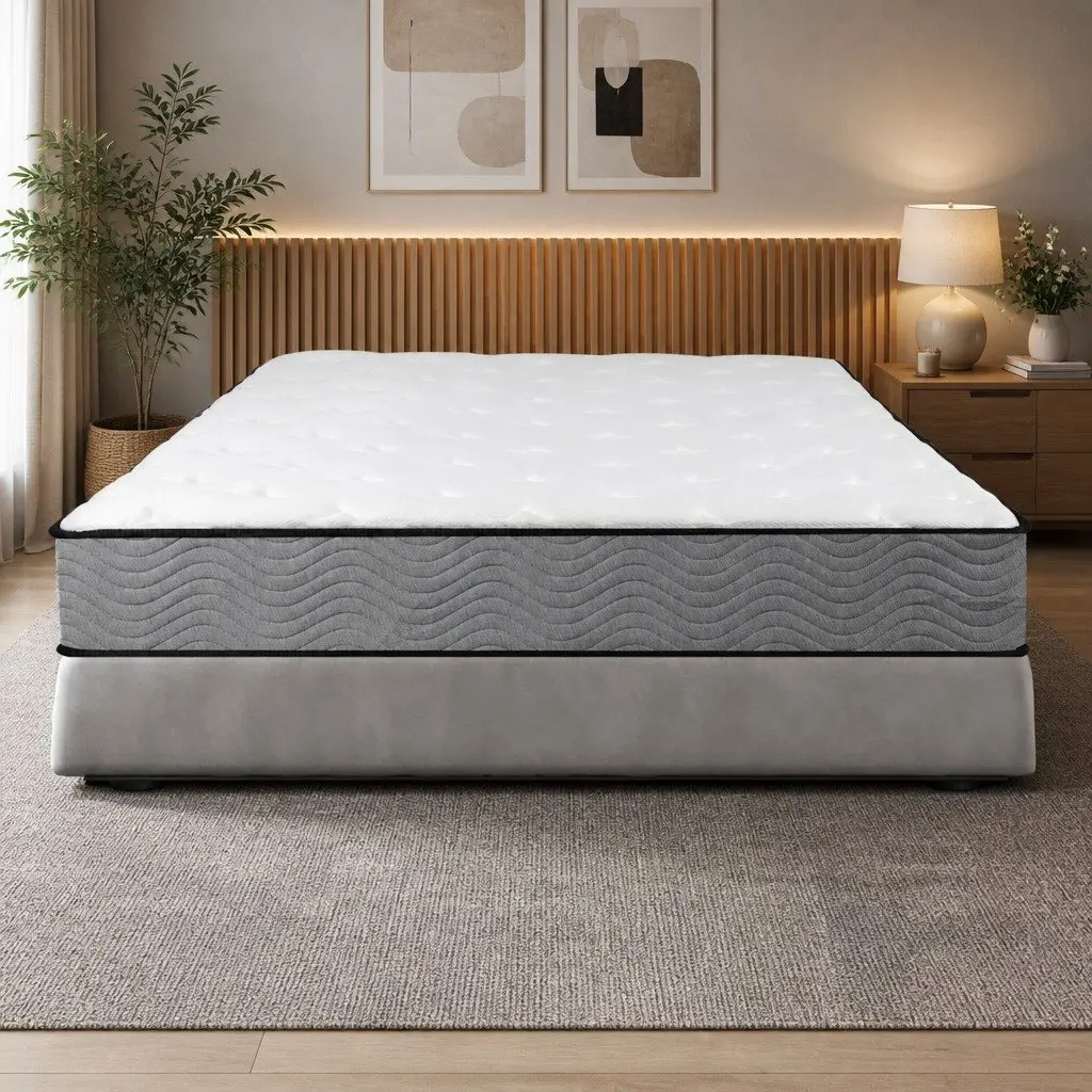 Queen Pocket Spring Mattress for Supportive Sleep 203cm x 153cm x 23cm