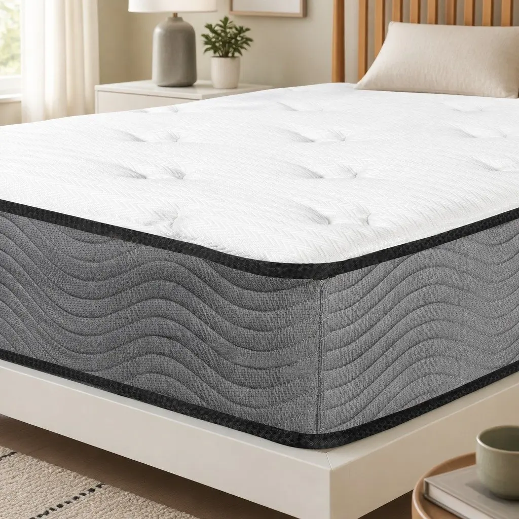 Pocket Spring Mattress Single Size 6-Zone Support Extra Firm 190cm x 91cm