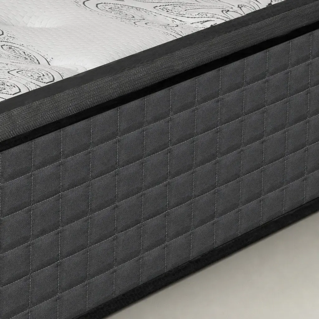 King Size Spring Mattress for Bedroom 5-Zone Pocket Coil Medium Firm Egg-Crate Foam