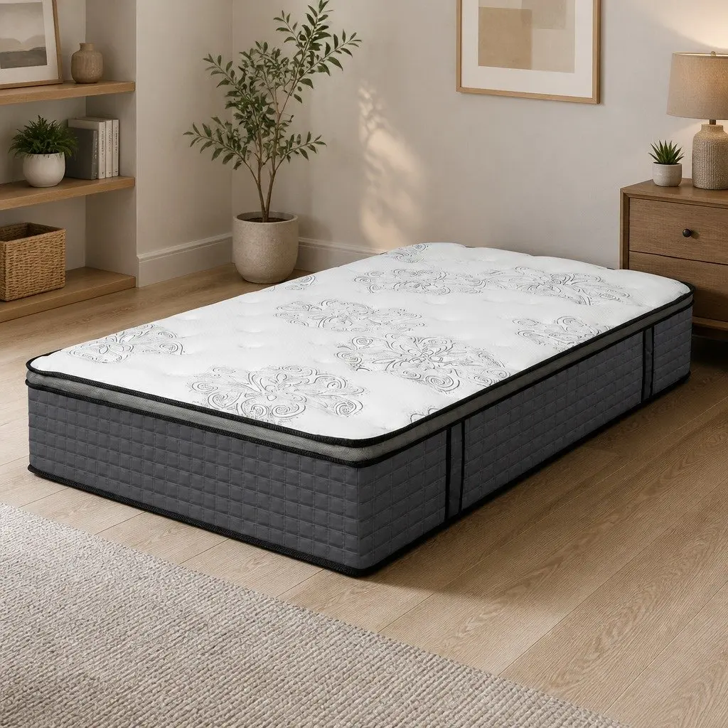 Single Spring Mattress with Egg-Crate Foam
