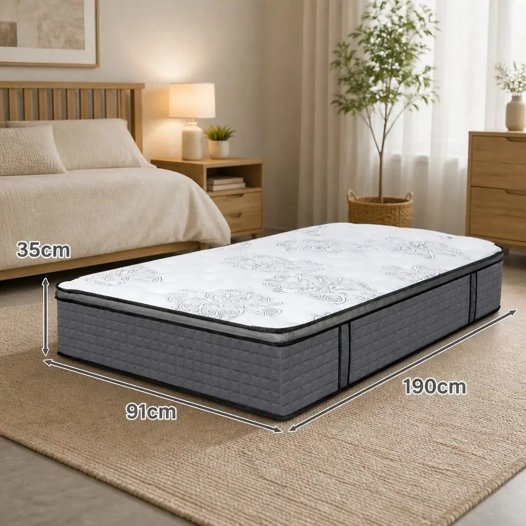 Single Spring Mattress with Egg-Crate Foam