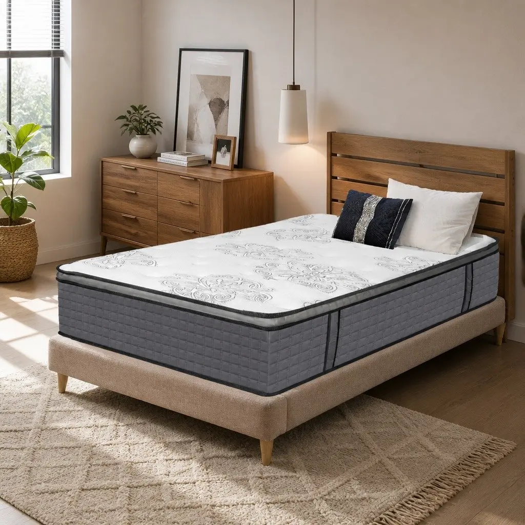 Single Spring Mattress with Egg-Crate Foam