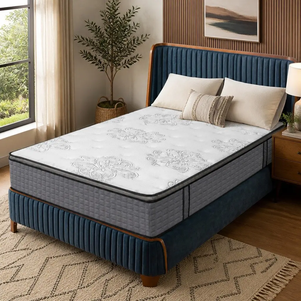 Single Spring Mattress with Egg-Crate Foam