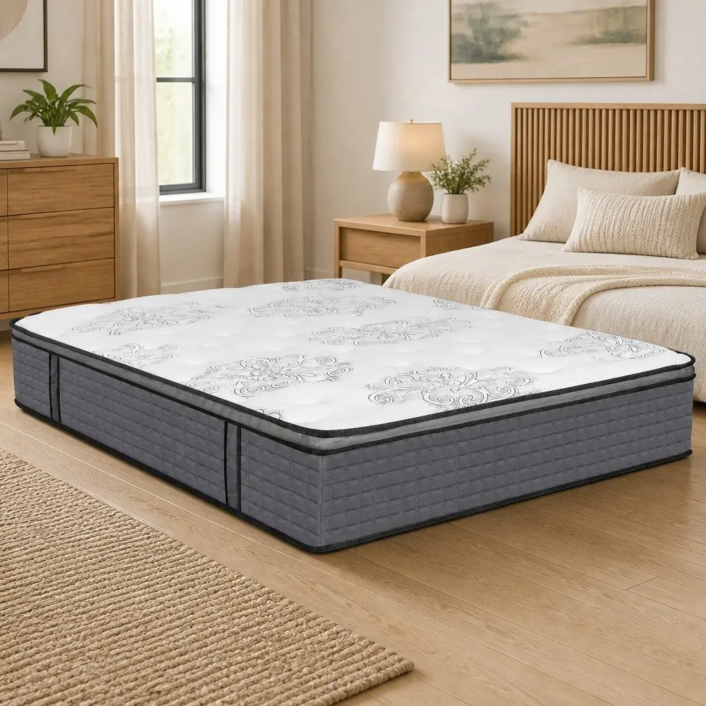 Spring Mattress Super King Size for Sleep Support with Pocket Coil Technology and Memory Foam