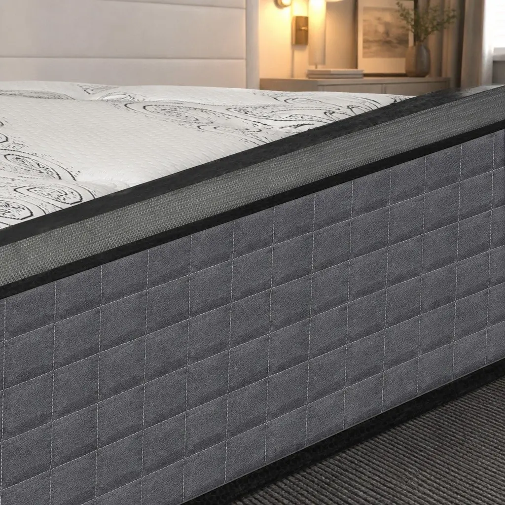 Spring Mattress Super King Size for Sleep Support with Pocket Coil Technology and Memory Foam