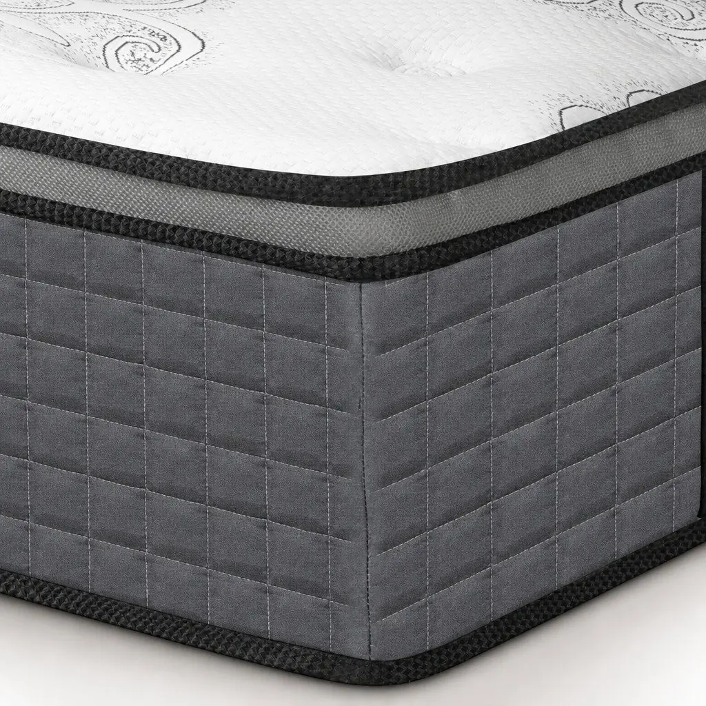 Spring Mattress Super King Size for Sleep Support with Pocket Coil Technology and Memory Foam