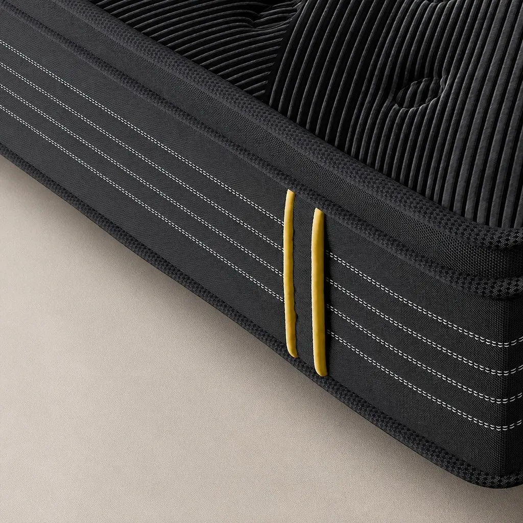 King Spring Mattress for Bedroom 203cm x 183cm Bamboo Charcoal Pocket Coil Euro Top Support