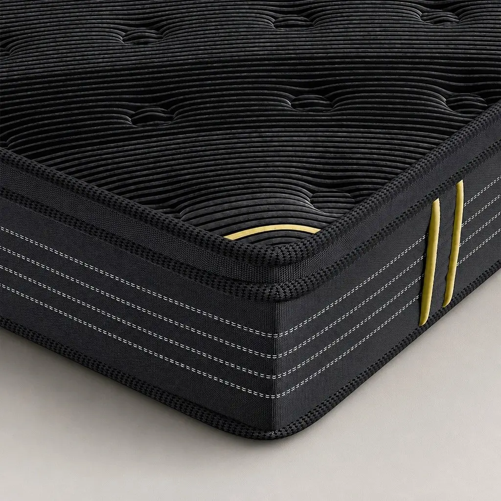 King Spring Mattress for Bedroom 203cm x 183cm Bamboo Charcoal Pocket Coil Euro Top Support