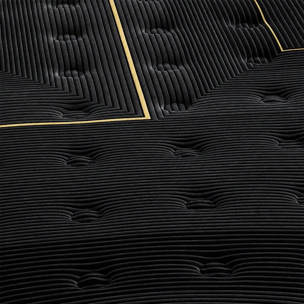 Spring Mattress Single Bamboo Charcoal Pocket Coil Euro Top Comfort Bed 190cm x 91cm 35cm Thickness