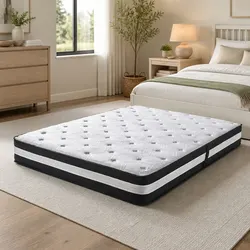 King Size Mattress with 25cm Height and 5-Zone Spring System