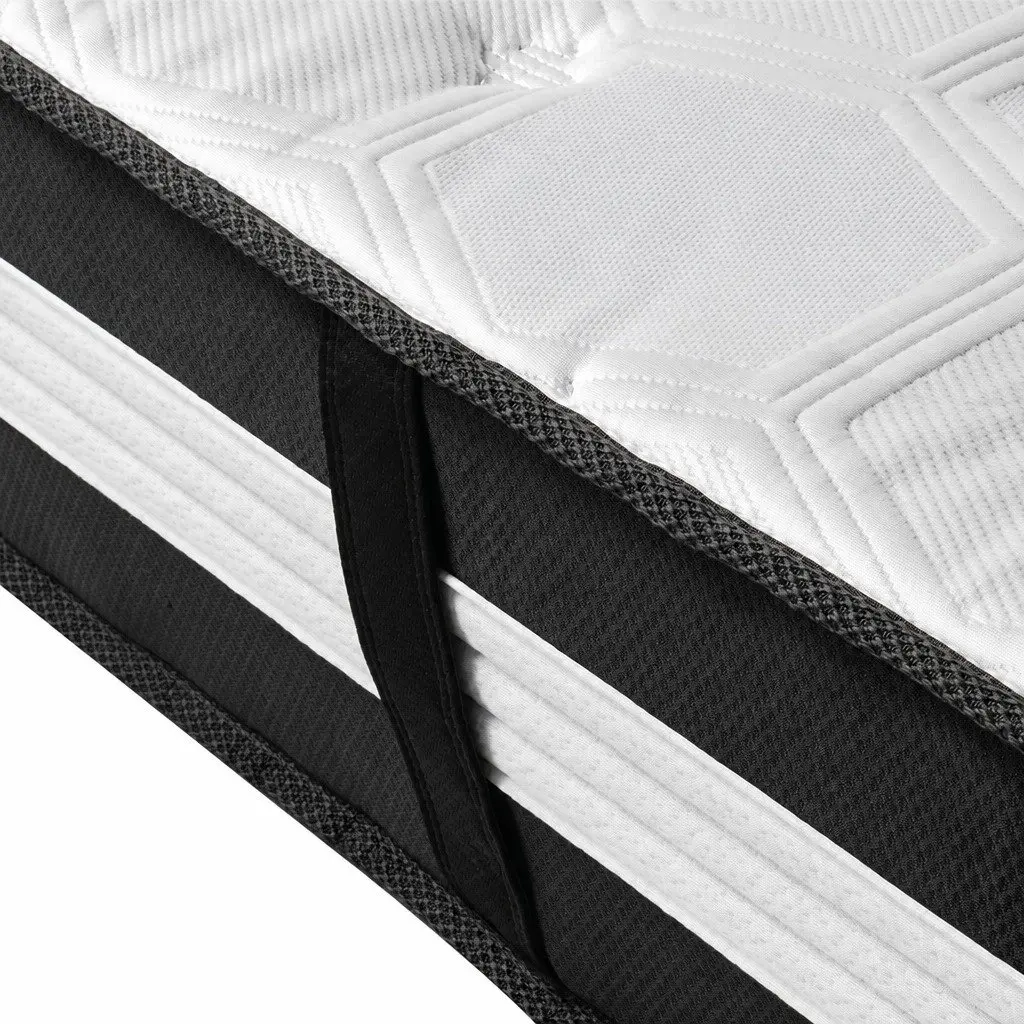 Queen Pocket Spring Mattress for Cooling Sleep 25cm Medium Firm Support