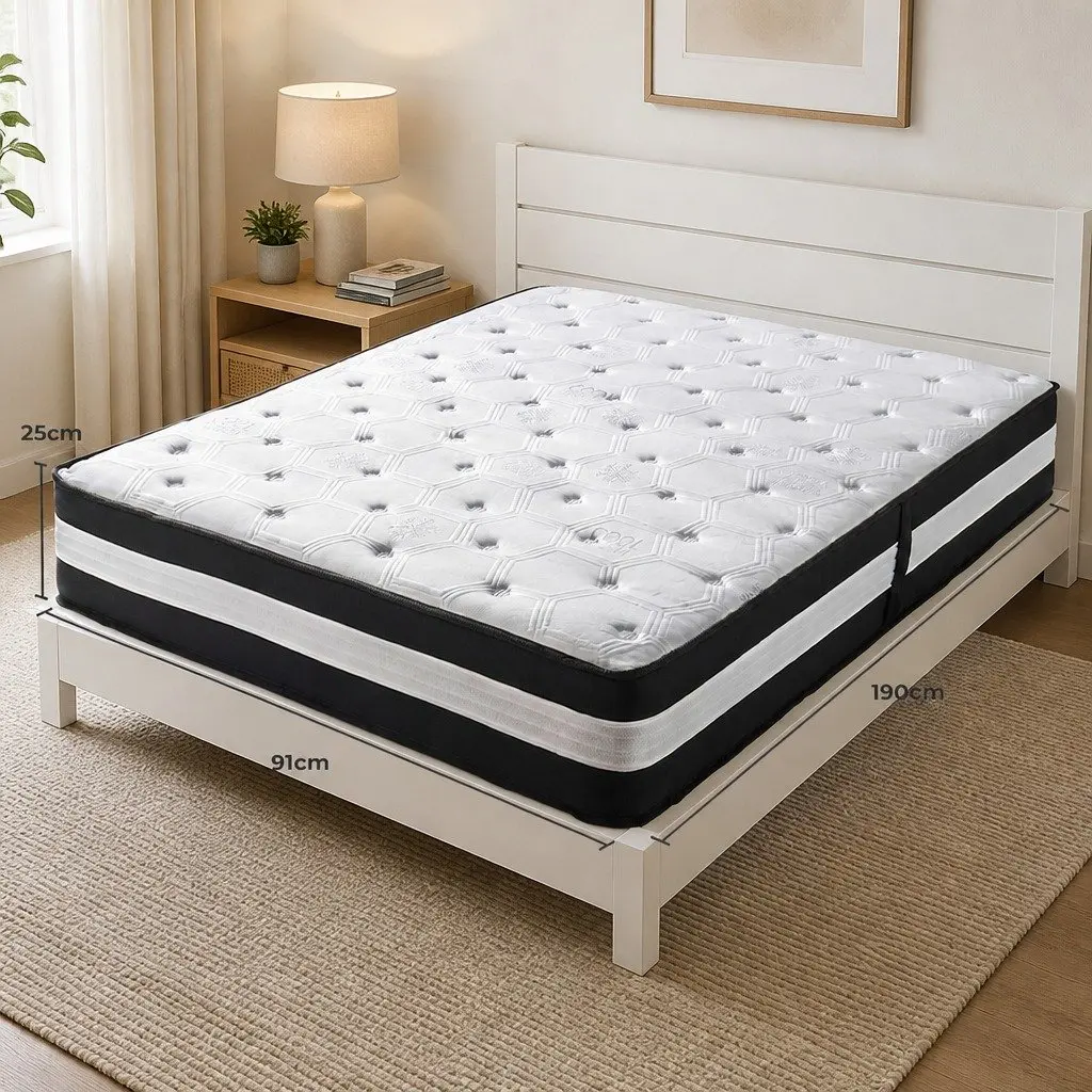 Single Cooling Mattress 25cm Medium Firm