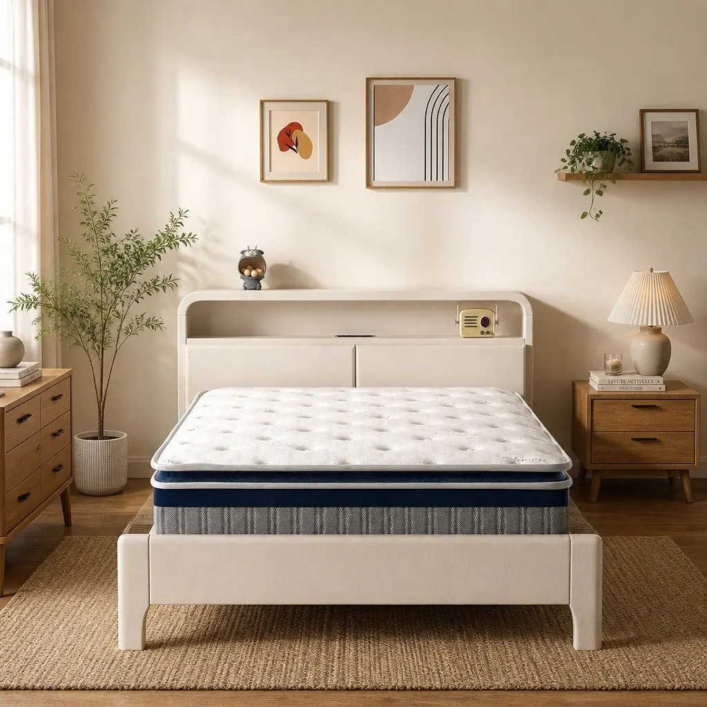 Double Spring Mattress with Pillow Top