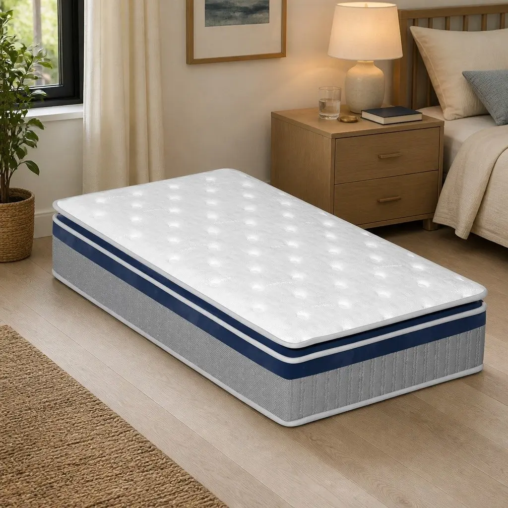 King Single Spring Mattress with Pillow Top