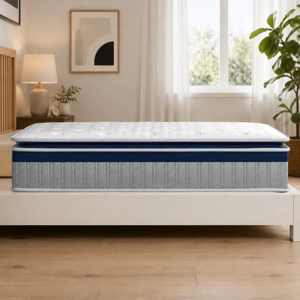 King Single Spring Mattress with Pillow Top