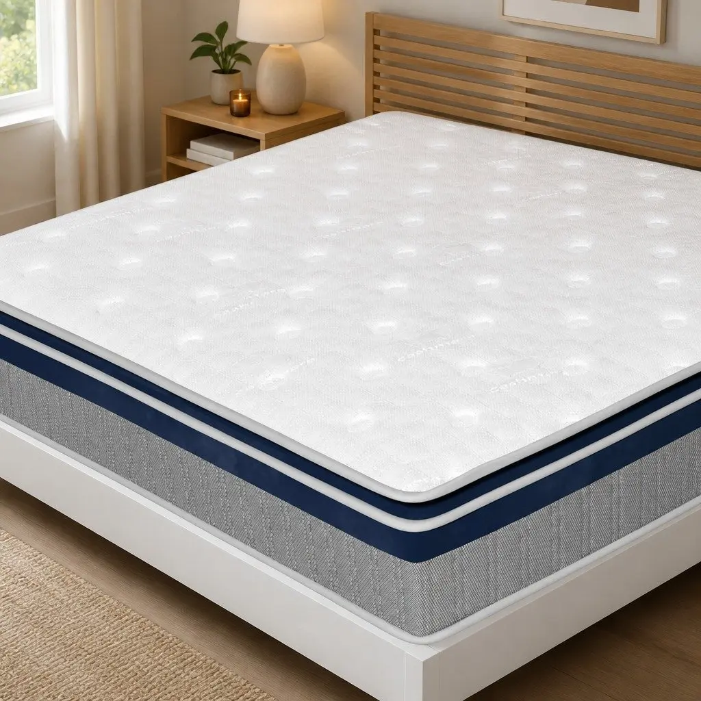 King Single Spring Mattress with Pillow Top
