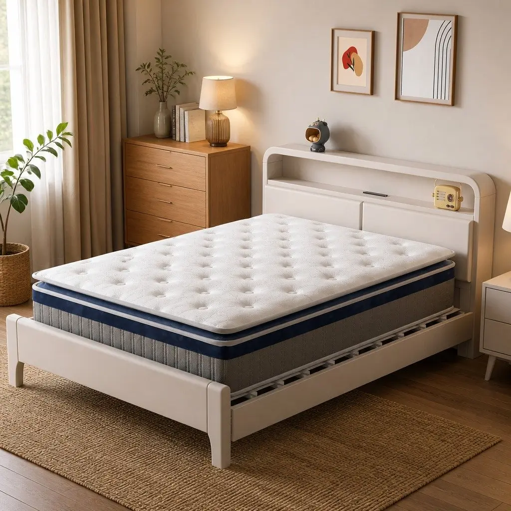 King Single Spring Mattress with Pillow Top