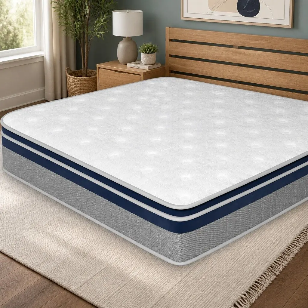 Single Pillow Top Spring Mattress for Bedroom 32cm Thick