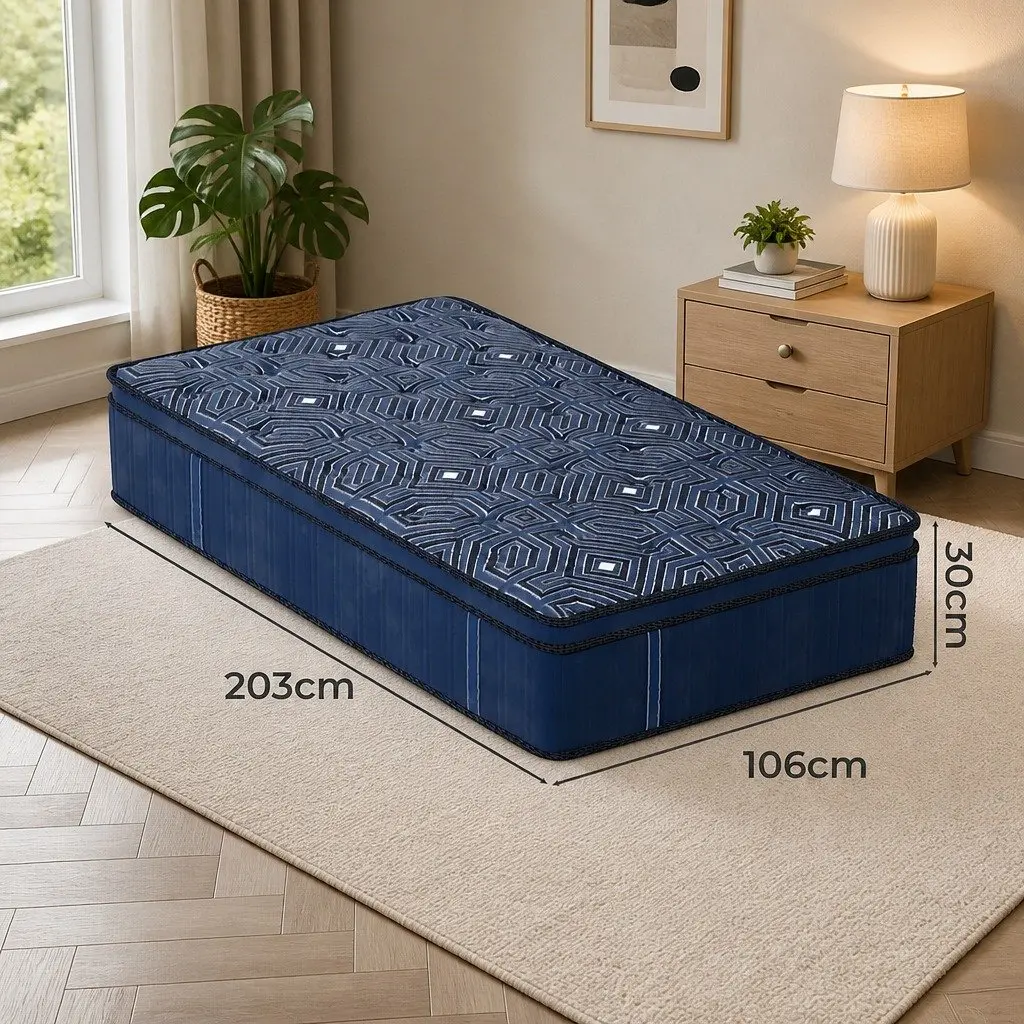 King Single Euro Top Spring Mattress