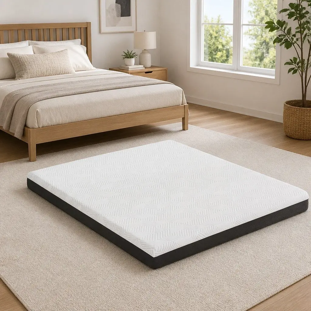 Double Mattress Gel Memory Foam Cooling Breathable 15cm Medium Firm Support