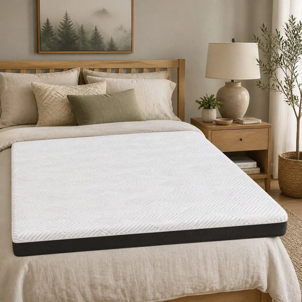 Single Mattress Gel Memory Foam Cooling 15cm Medium Firm Support
