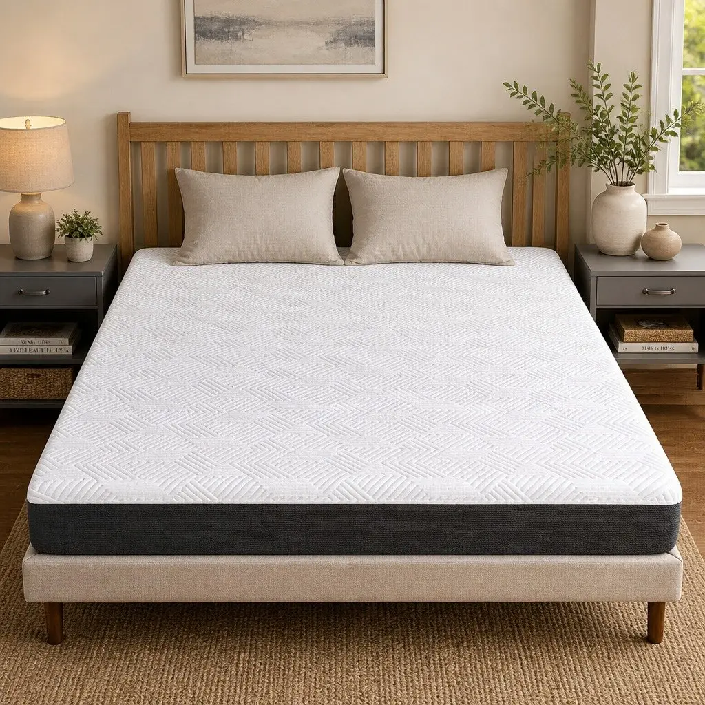 Queen Gel Memory Foam Mattress Pad