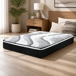 7 Zone Pocket Spring Mattress Double Bed Hybrid Foam Support Medium Firm Sleep