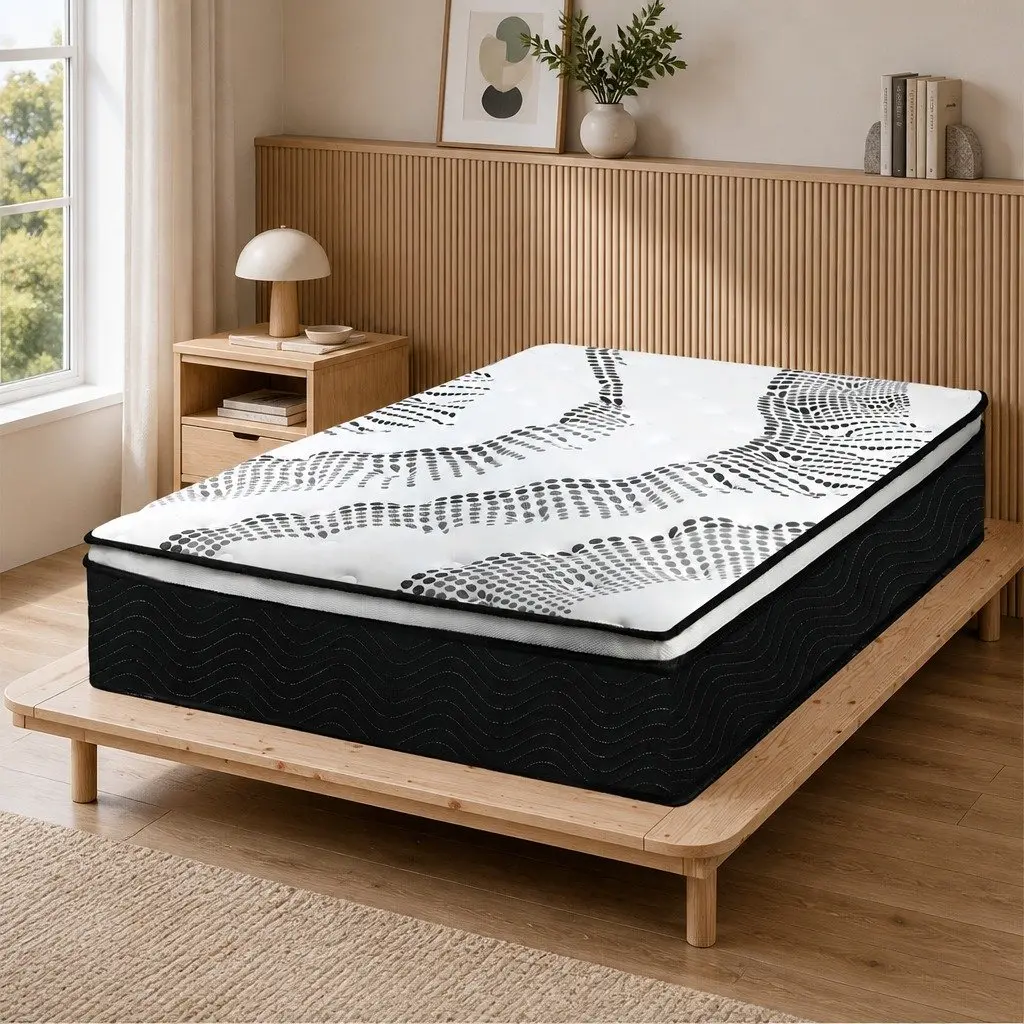 7 Zone Pocket Spring Mattress Single Medium Firm Hybrid Breathable Sleep Support