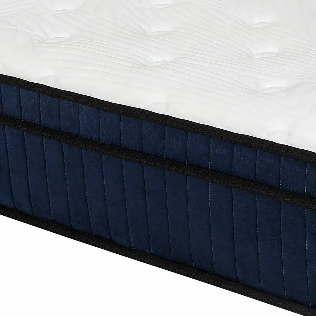 King Mattress 7 Zone Pocket Spring Medium Firm Hybrid Foam Support Bed