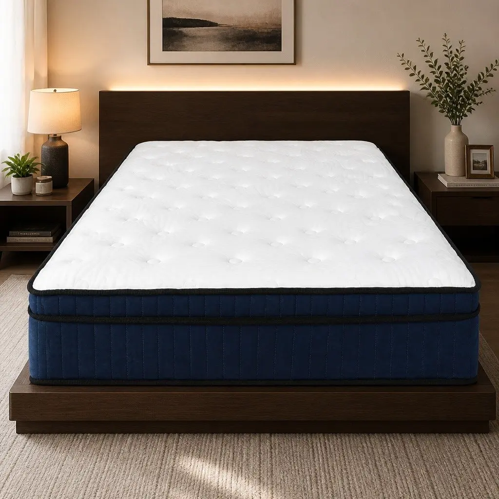 7 Zone Pocket Spring Mattress Single Bed Hybrid Foam Orthopedic Support Medium