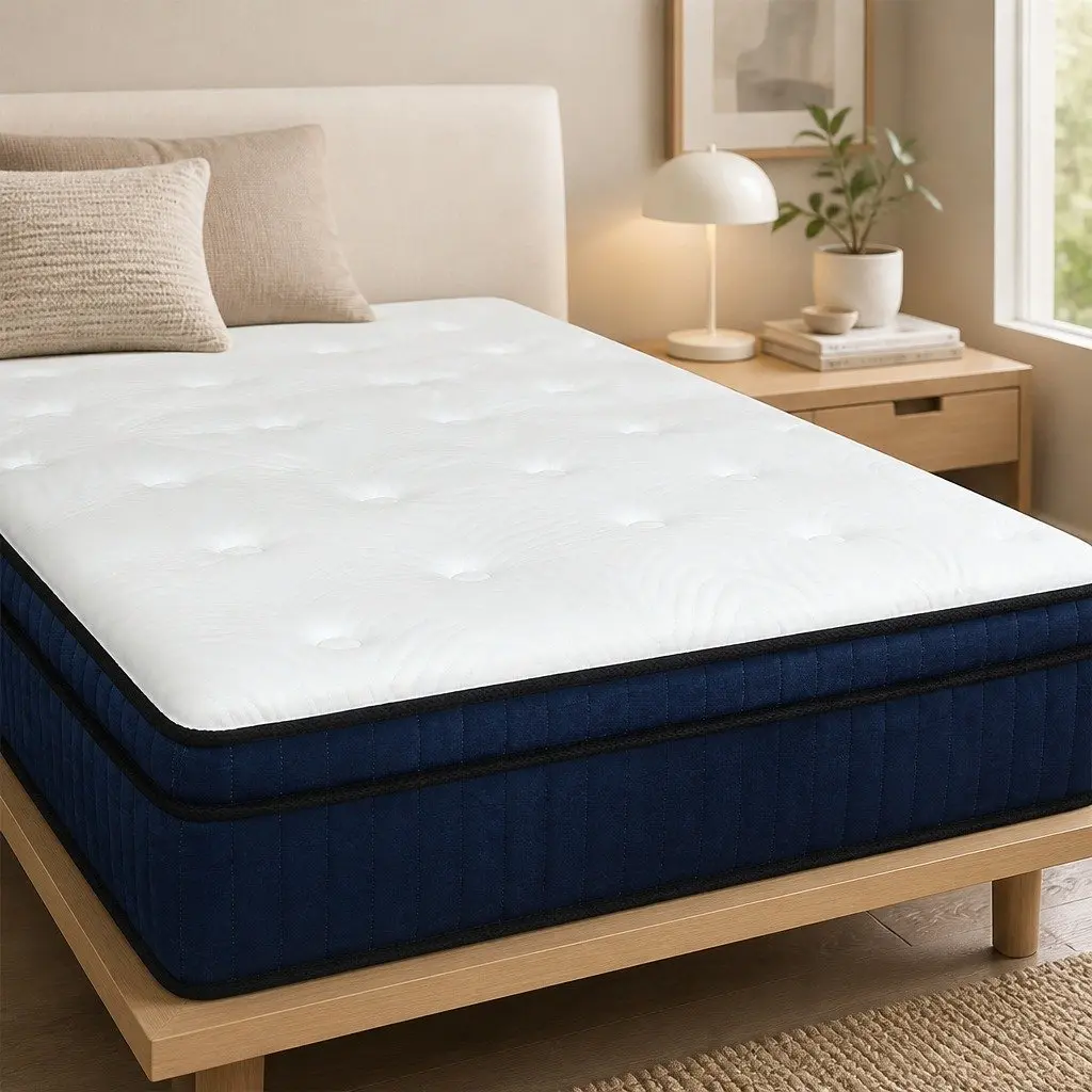 7 Zone Pocket Spring Mattress Single Bed Hybrid Foam Orthopedic Support Medium