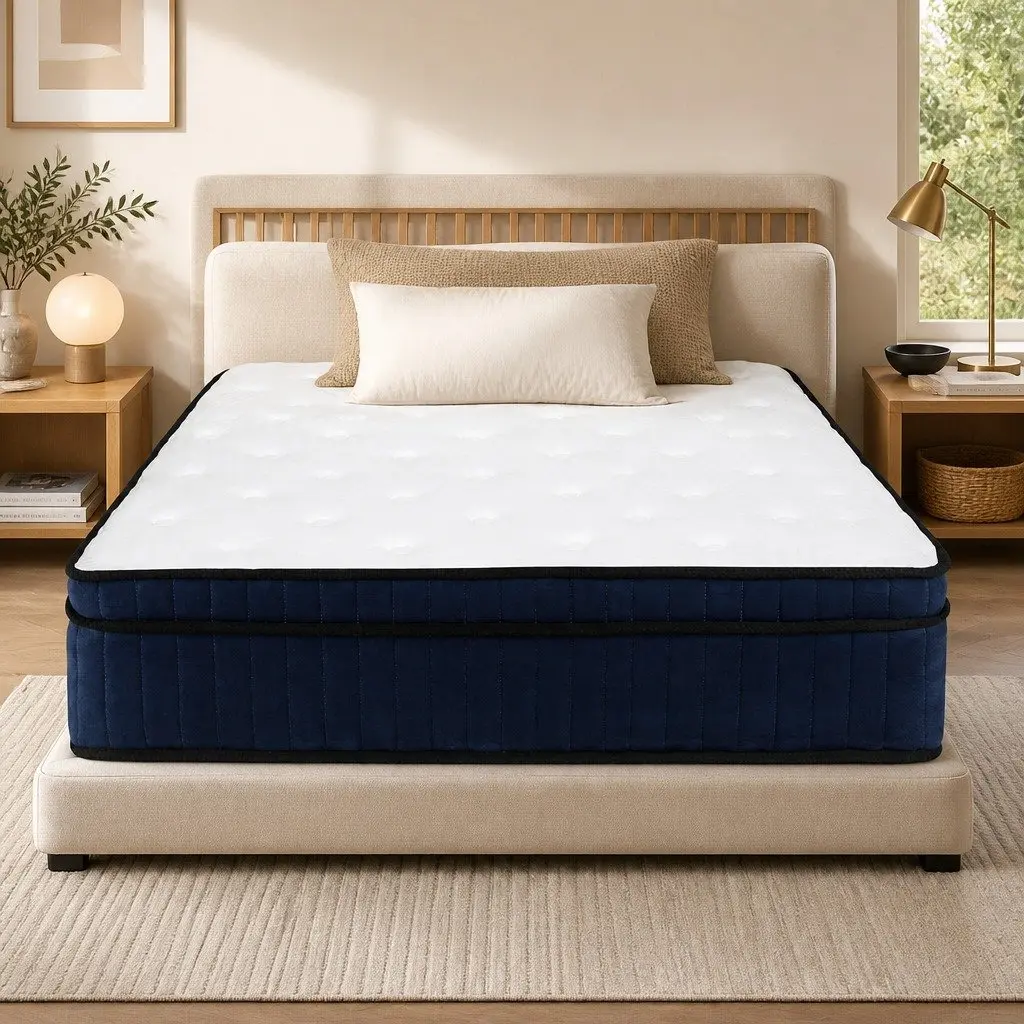 7 Zone Pocket Spring Mattress Single Bed Hybrid Foam Orthopedic Support Medium