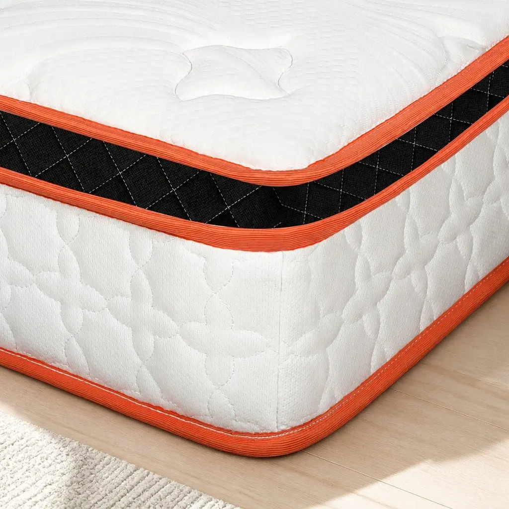 7 Zone Pocket Spring Mattress Medium Firm Double Hybrid Foam Support Orthopedic