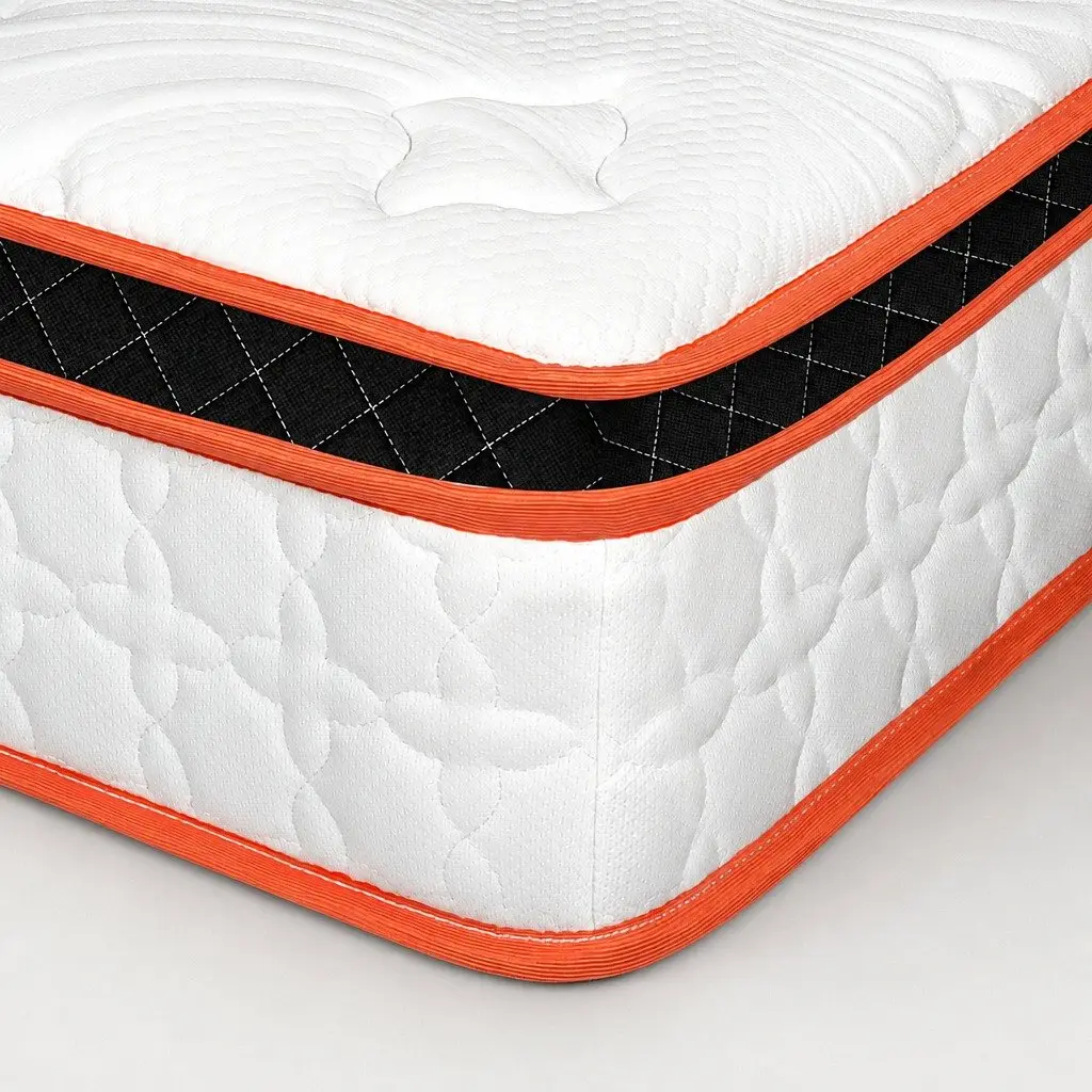 7 Zone Pocket Spring Mattress King Single 26cm Hybrid Foam Support Orthopedic