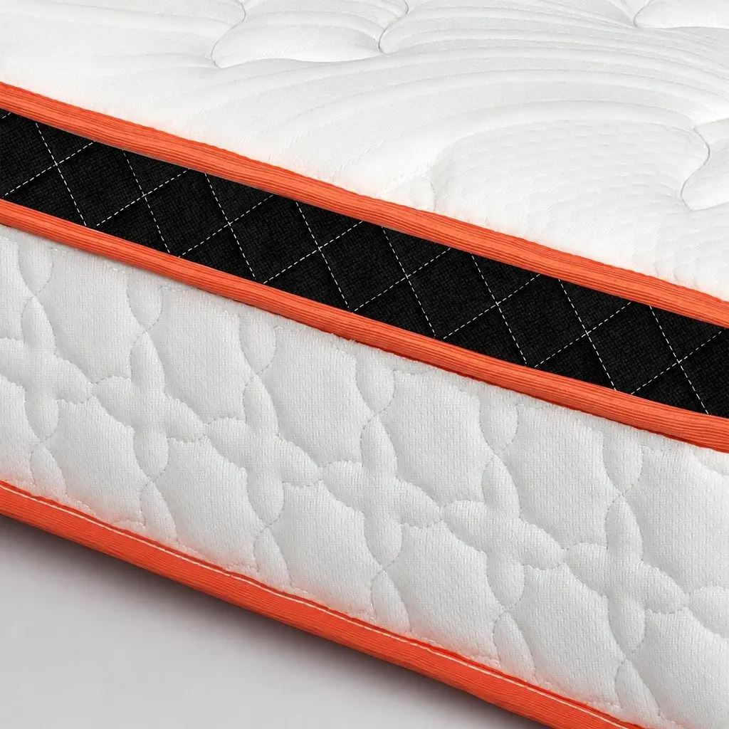 7 Zone Pocket Spring Mattress King Single 26cm Hybrid Foam Support Orthopedic