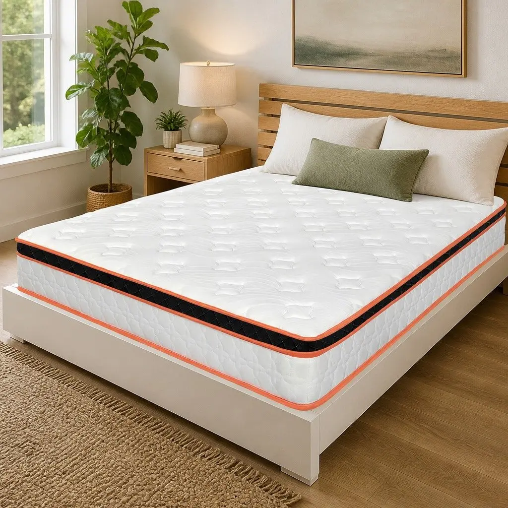 Hybrid Foam Mattress King Size Medium Firm 7 Zone Pocket Spring Support