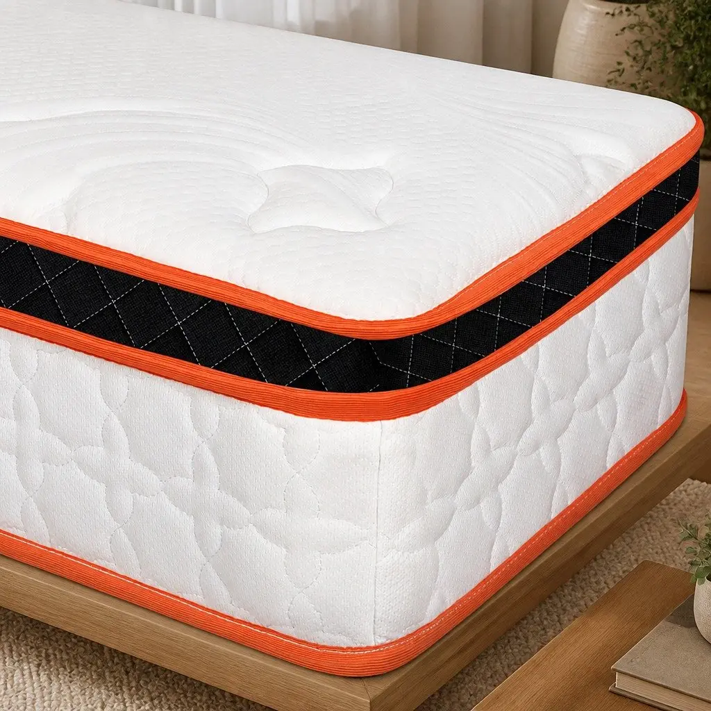 Hybrid Foam Mattress King Size Medium Firm 7 Zone Pocket Spring Support