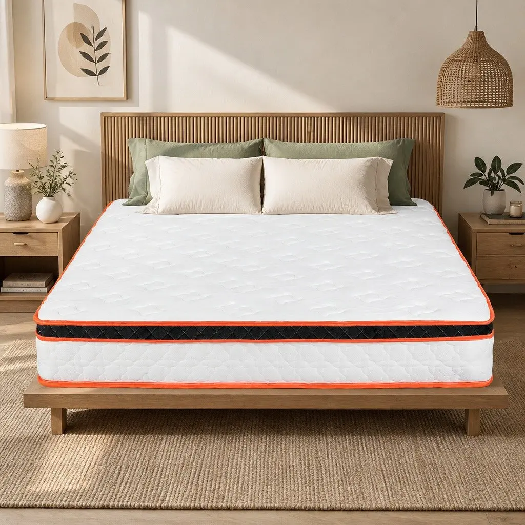 Hybrid Foam Mattress King Size Medium Firm 7 Zone Pocket Spring Support