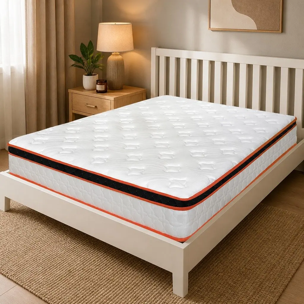 Hybrid Foam Mattress King Size Medium Firm 7 Zone Pocket Spring Support