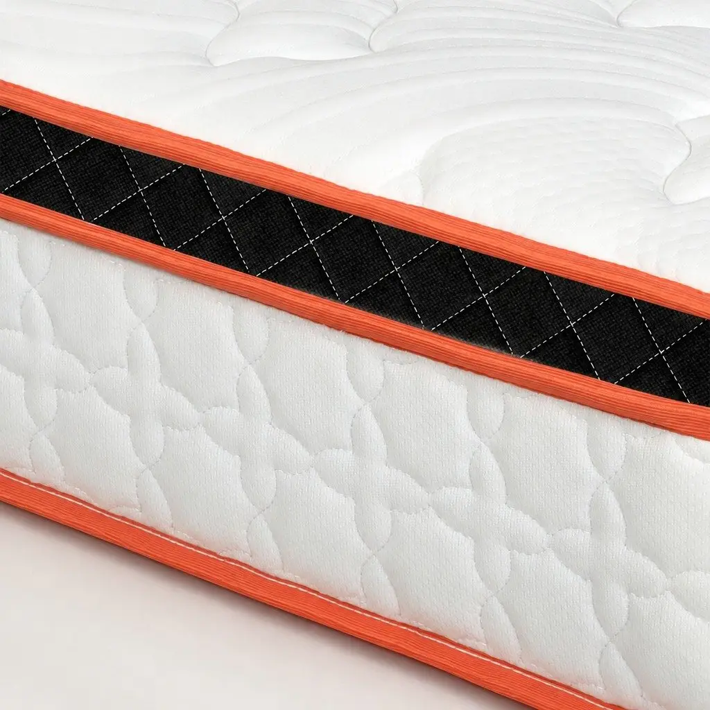 7 Zone Pocket Spring Mattress Medium Firm Single Hybrid Foam Support Orthopedic