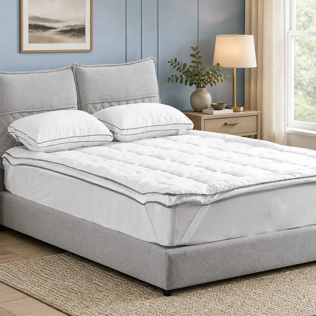 Single Bed Pillowtop Mattress Topper