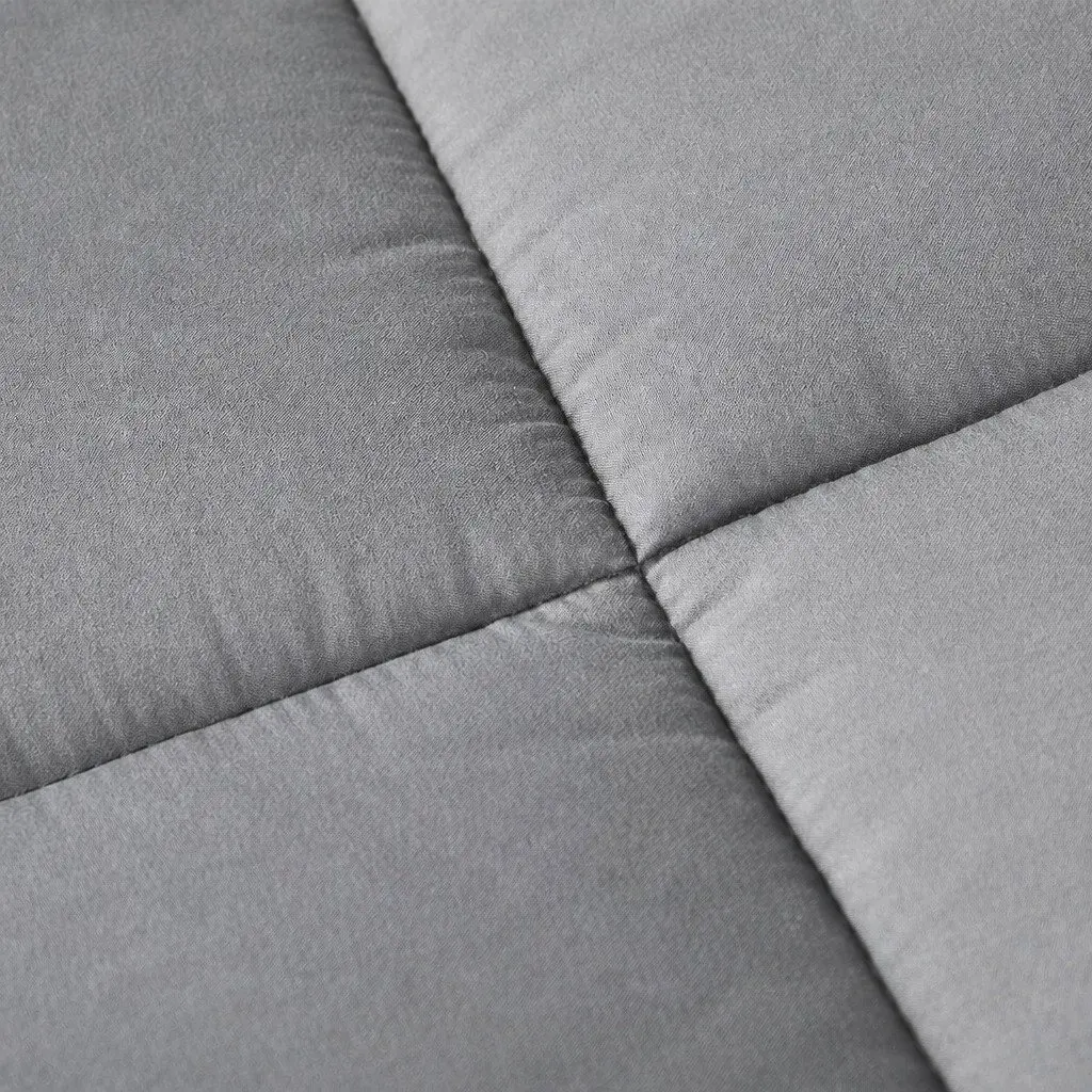 Mattress Topper Double Bed Bamboo Charcoal Fibre Soft Cushion Fitted Elastic