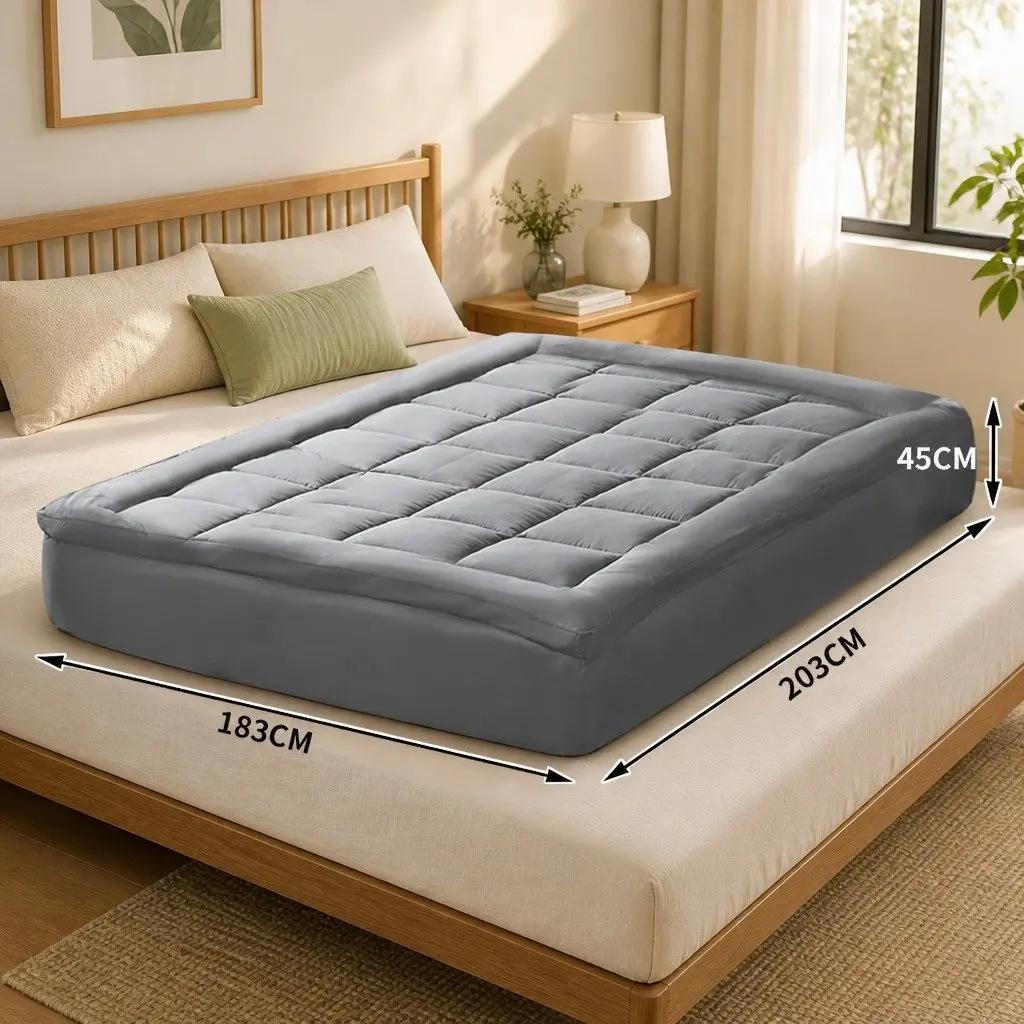 King Bamboo Charcoal Mattress Topper