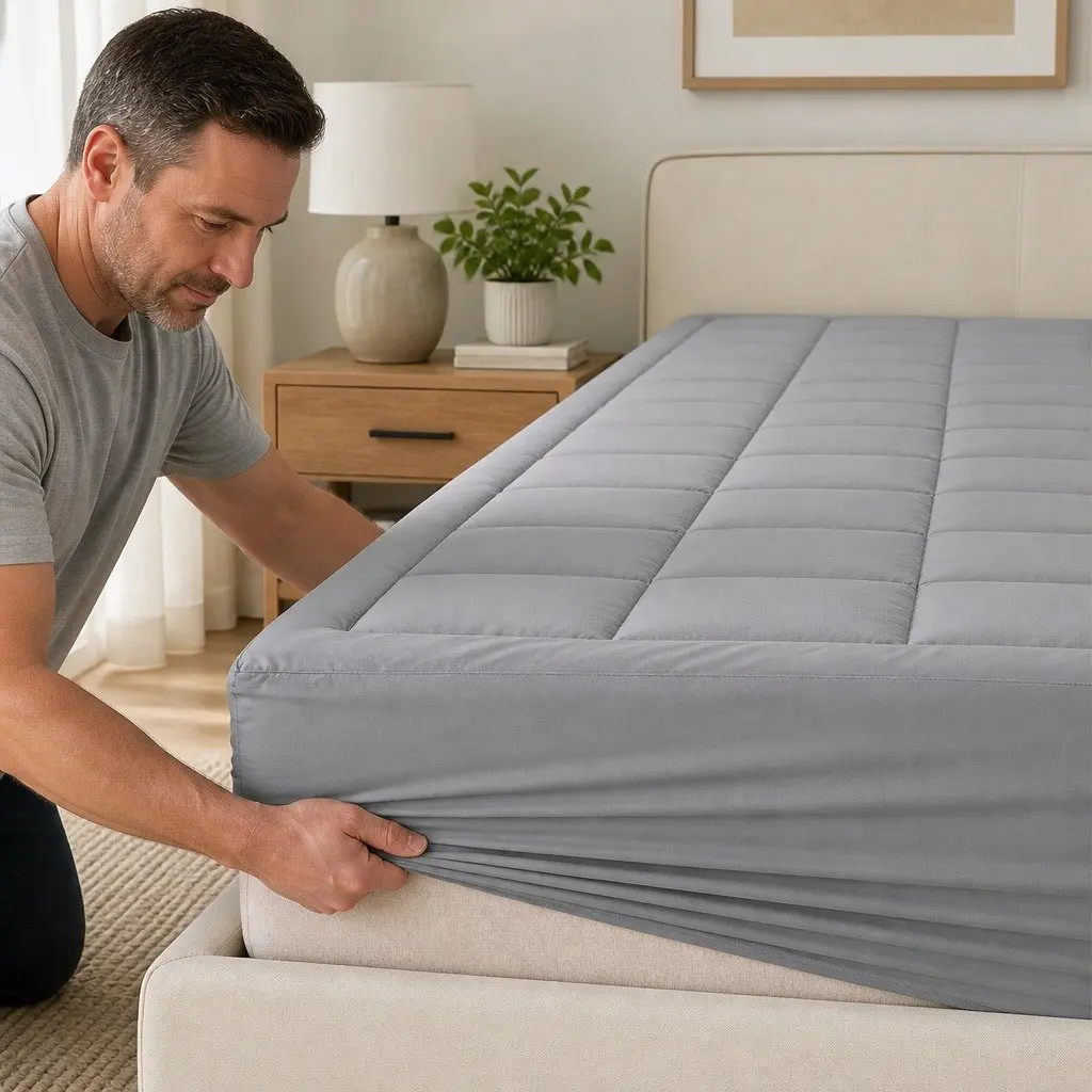 King Bamboo Charcoal Mattress Topper