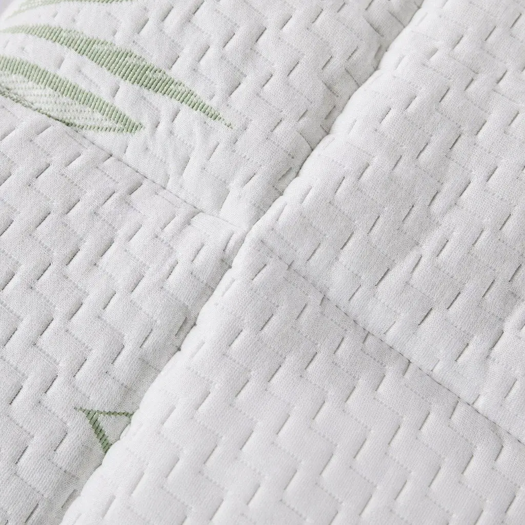 Bamboo Pillowtop Mattress Topper Double Fitted Cooling Bedding Protector
